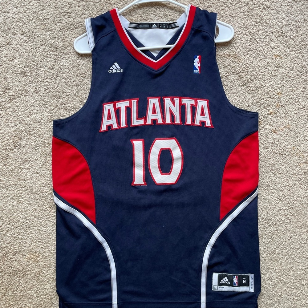 Adidas Atlanta Hawks STILL #10 Custom NBA Jersey Size Medium - Good Condition - Picture 1 of 7